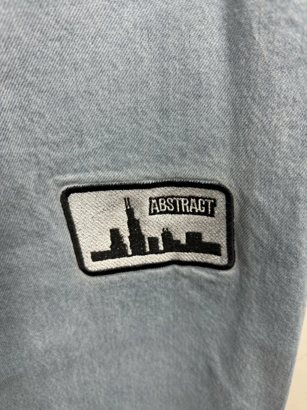 Embroidered Graphics Relaxed-fit Decor Patches Streetwear Artistic Jeans 34x30